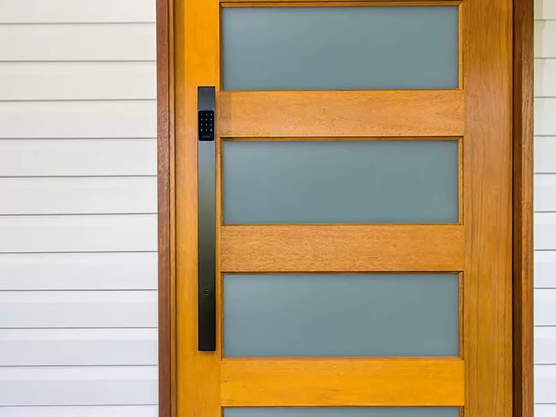 Front Door Pull Handles with Lock