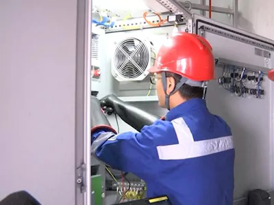 China's Jilin Wind Farm Turbine Tower Door