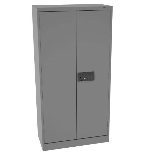 Keypad locking cabinet